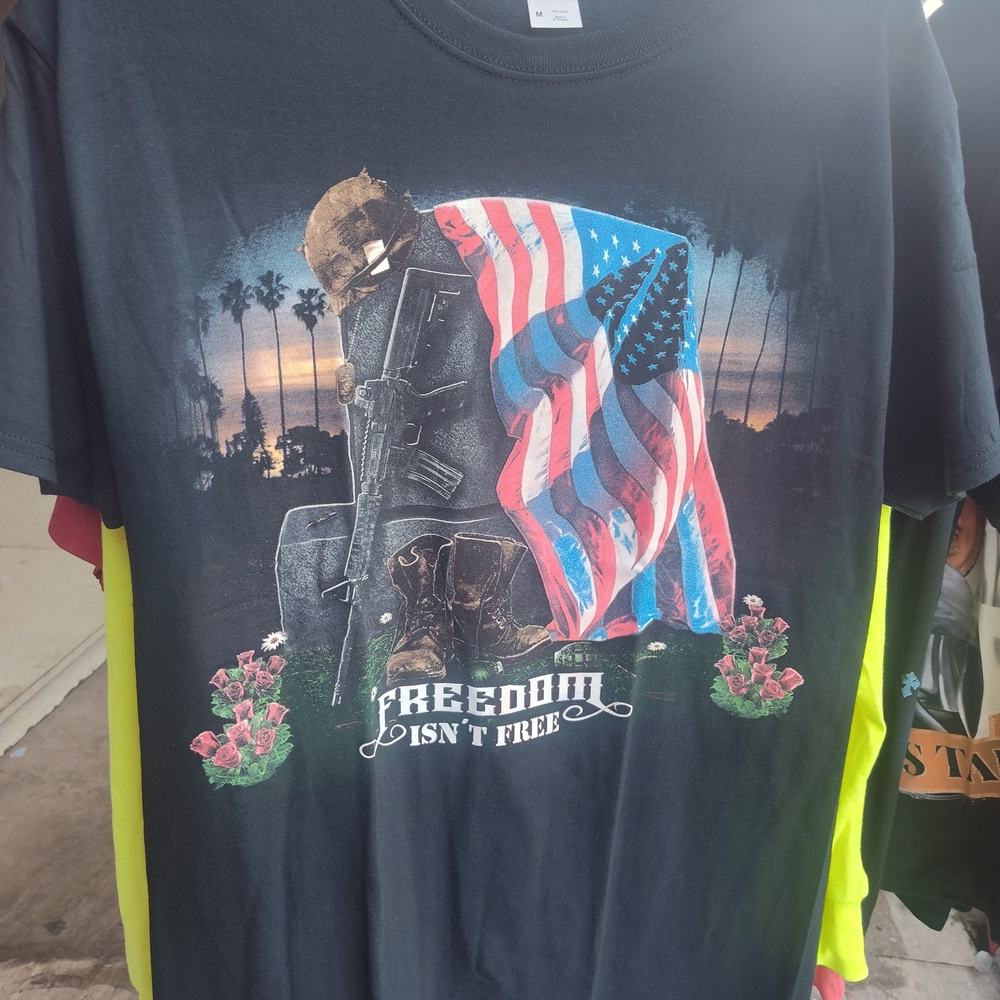 Freedom Isnt Free Graphic Tee - Black